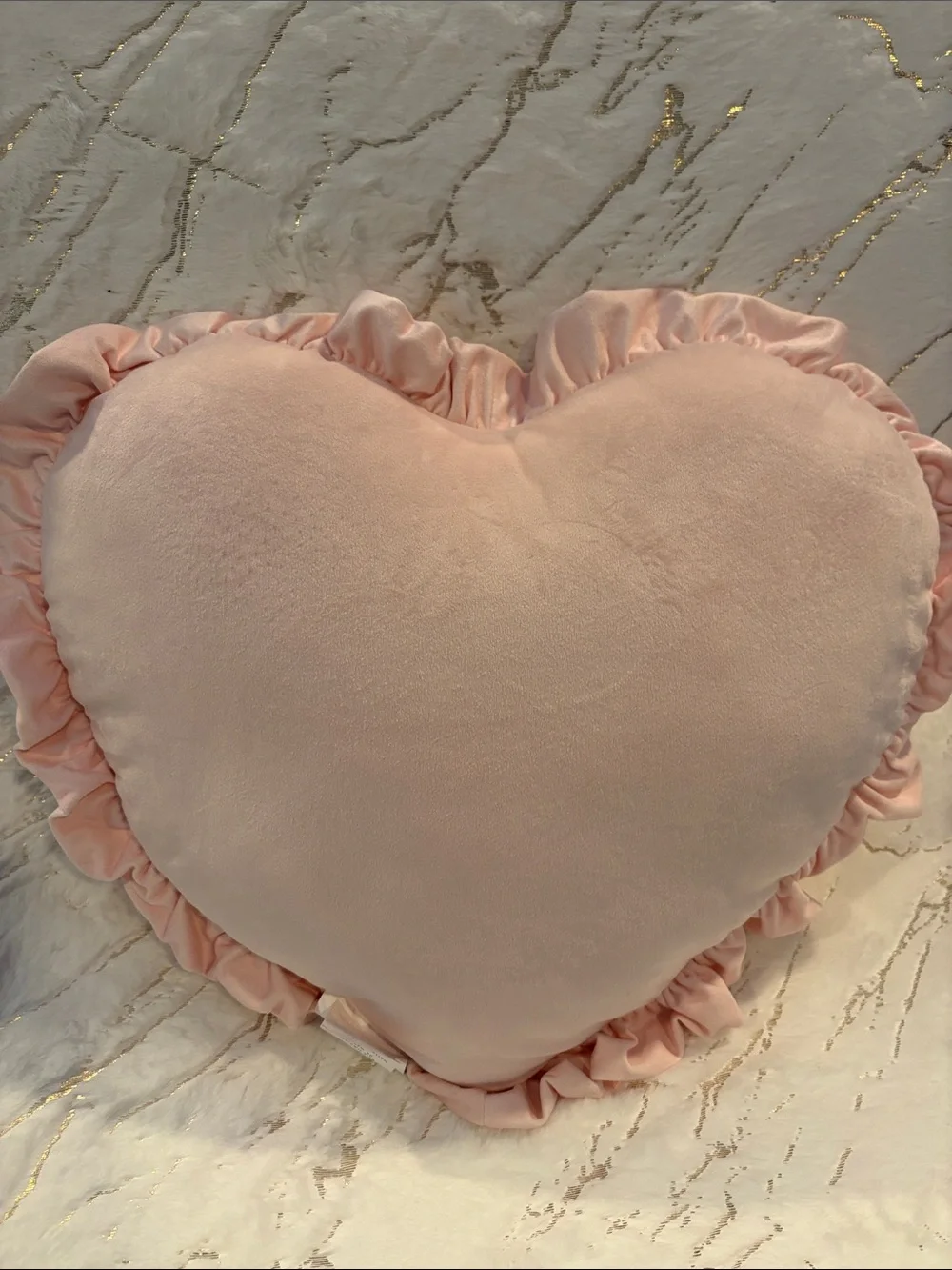 BNWT Trick or Chic Heart Rhinestone Bats Throw Pillow Goth Coquette Halloween